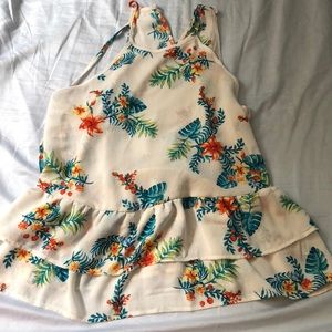 Floral tank top